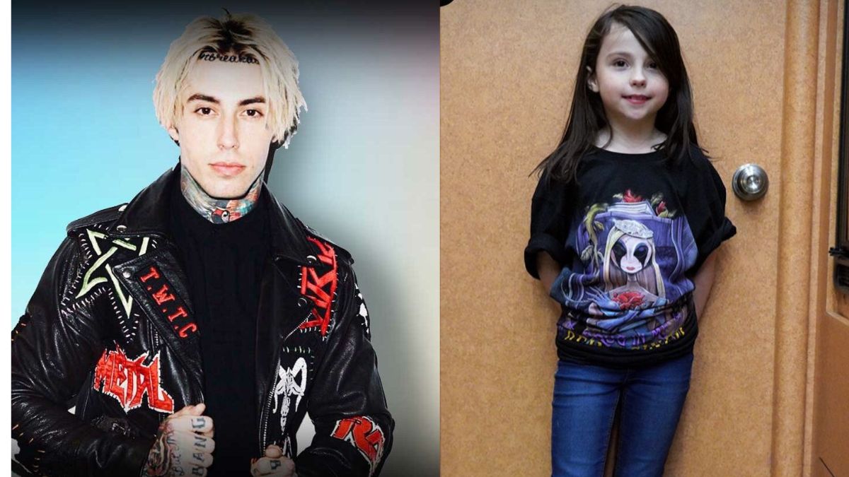 Ronnie Radke and his daughter Willow Radke.