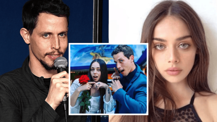 an image collage of Tony Hinchcliffe with his ex-wife Charlotte Jane