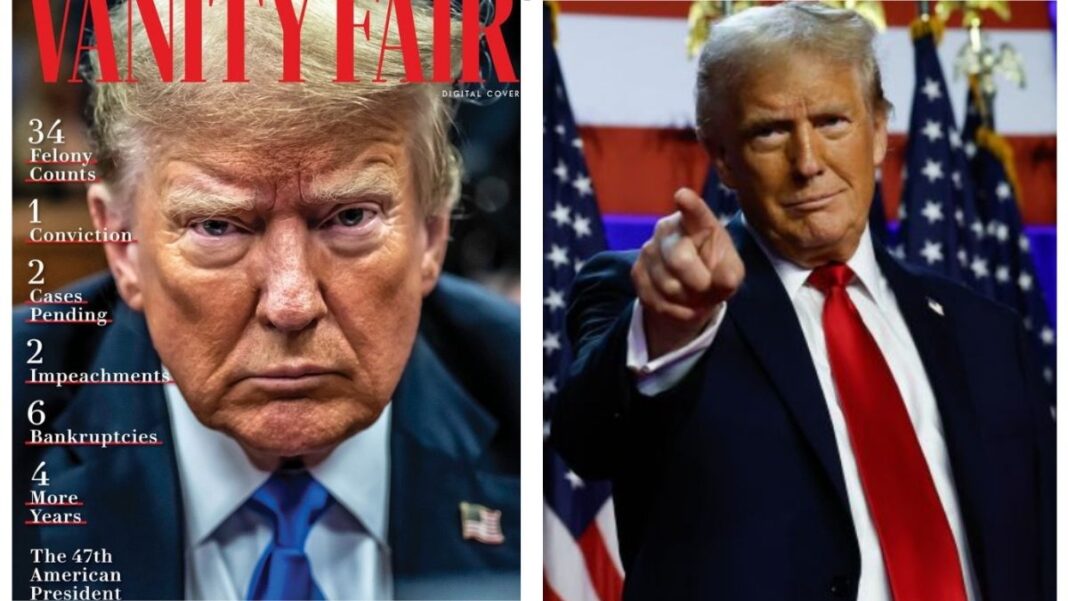 Vanity Fair didn't hold back on Donald Trump in their recent cover!