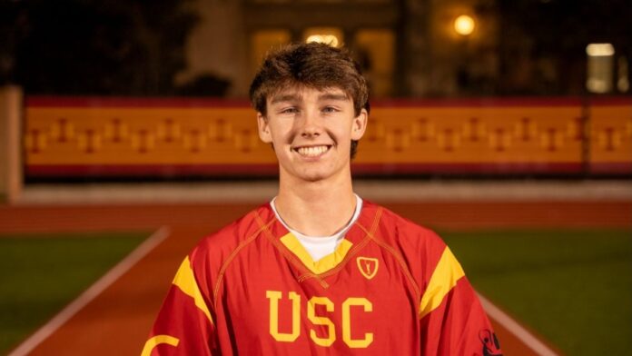 Soren Dixon in the USC jersey