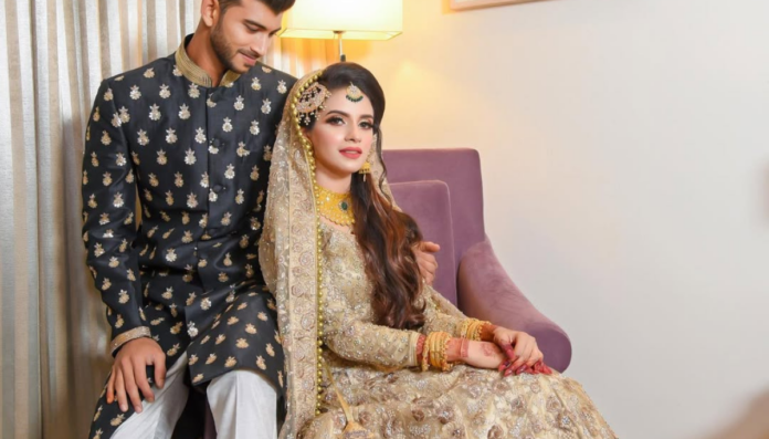Nayeem Hasan with his wife