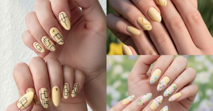Butter Yellow Nail Ideas
