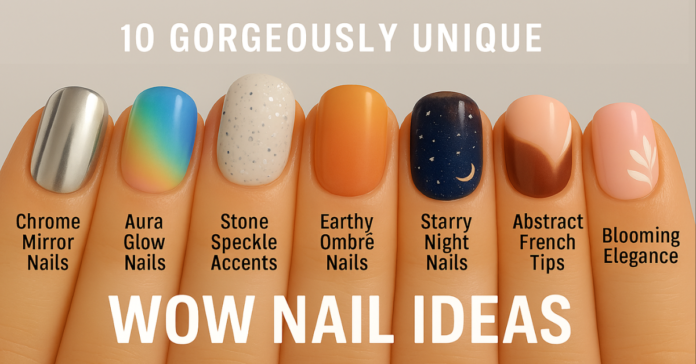 Earthy Nail Idea