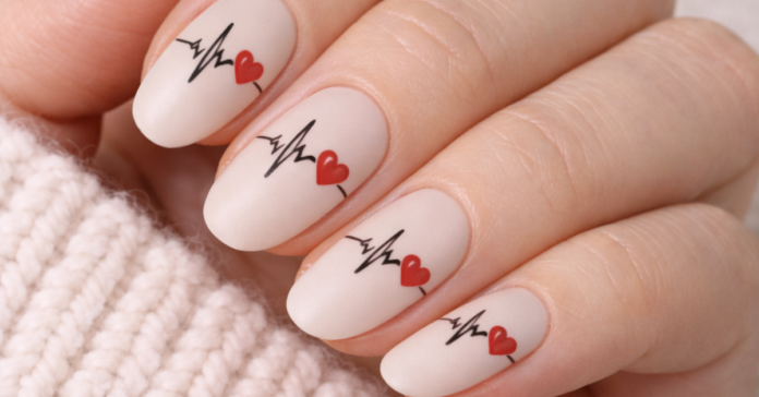 heart nail designs
