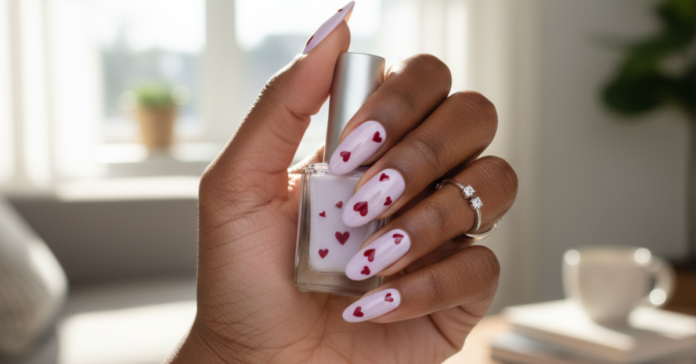 romantic nail art