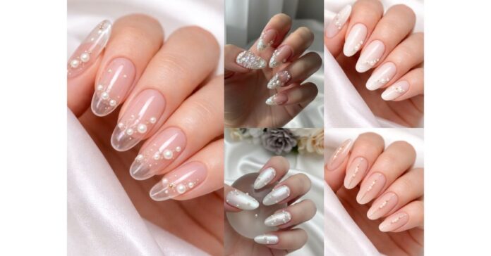 Pearl Embellished Nails