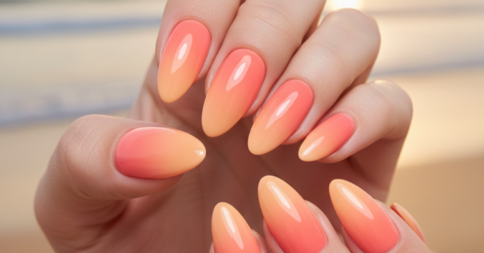 Sunset Gradient Nails