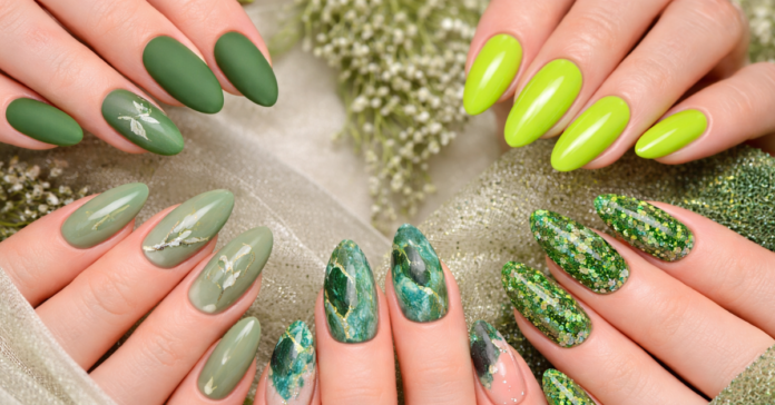 green nail ideas